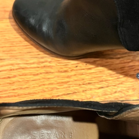 Sezane Low Hunter Ankle Boots, black size 7 - Picture 6 of 7